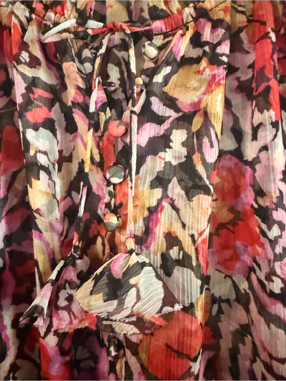 Misa Los Angeles Pink Floral Smocked Mini Dress - Picture 11 of 14